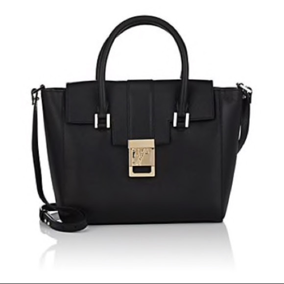 Versace Handbags - 🔴 sold🔴 Versace black leather satchel NWT